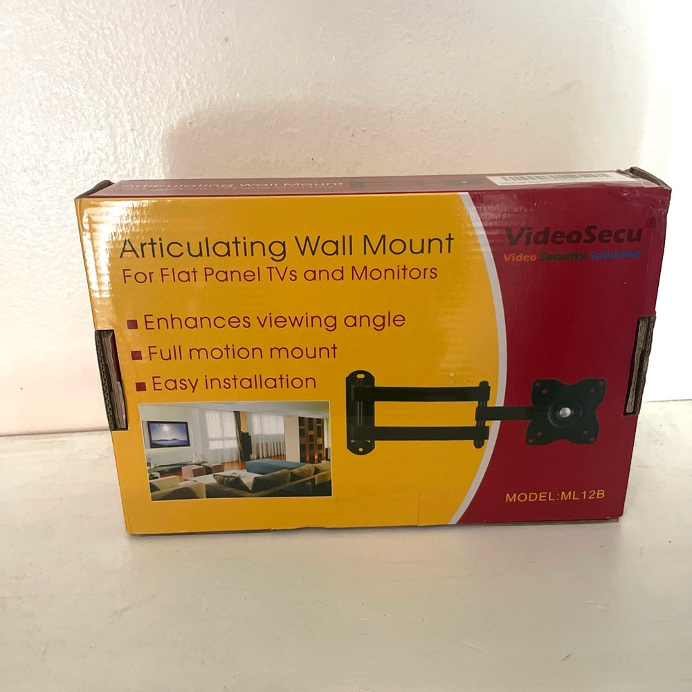 TV Wall Mount Articulating LCD Monitor Full Motion 15 inch Extension Arm